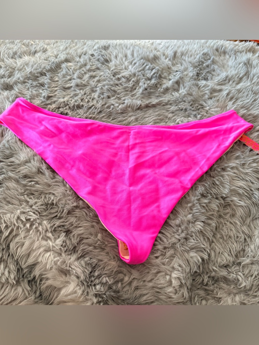 Curvy Beach hot pink cheeky bottom 2x